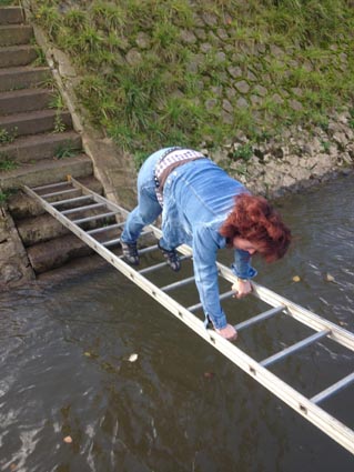 Aan de wal in Andernach