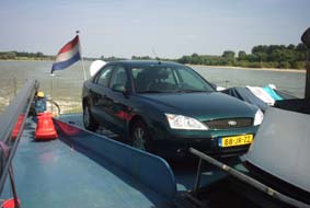 Auto aan boord