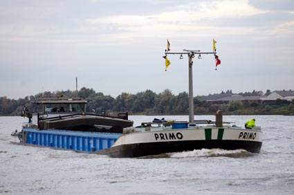Foto vanaf de bunkerboot