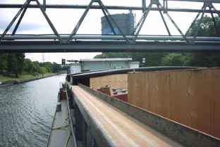 Lage bruggen bij Oberhausen