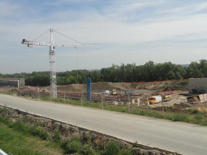 Nieuwe sluis in aanbouw Klein Ternaaien